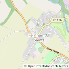 Map of Bury ST. Edmunds, Suffolk