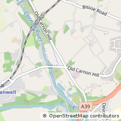 Map of Truro, Cornwall