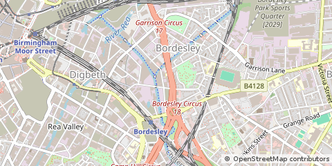 Map of 81-86 Glover Street, Birmingham