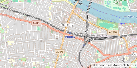 Map of Putney, London