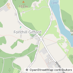 Map of Tisbury, Wiltshire