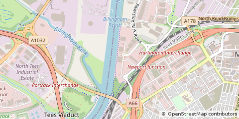 Map of Middlesbrough