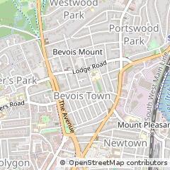 Map of Southampton, Hampshire