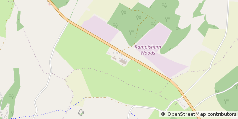 Map of Maiden Newton, Dorset