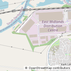 Map of Derbyshire