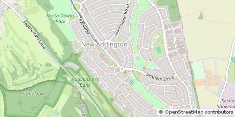 Map of Croydon