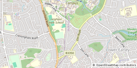Map of Reading