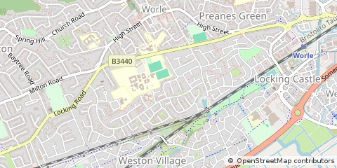 Map of Weston-Super-Mare