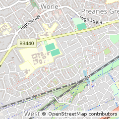 Map of Weston-Super-Mare