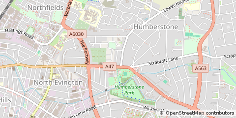 Map of Leicester