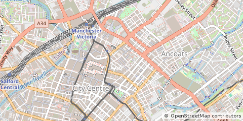 Map of Manchester