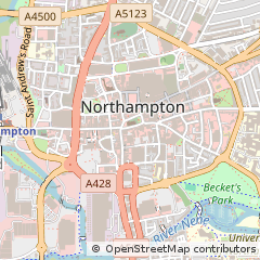 Map of Northamptonshire