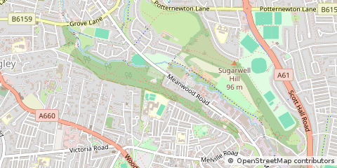 Map of Leeds