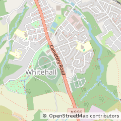 Map of Darwen, Lancashire