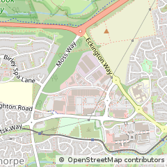 Map of Sheffield, South Yorkshire