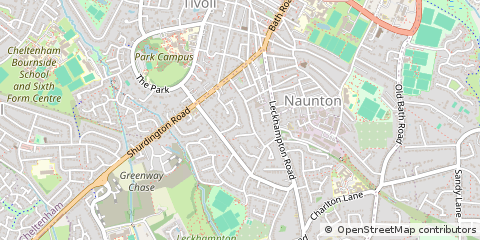 Map of Cheltenham
