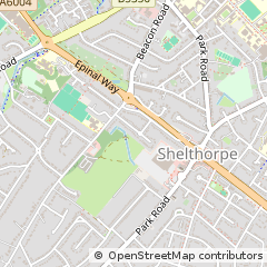 Map of Loughborough, Leicestershire