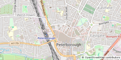 Map of Peterborough
