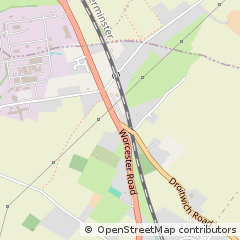 Map of Kidderminster, Worcestershire