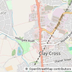 Map of Clay Cross, Derbyshire
