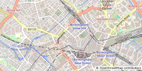 Map of Birmingham