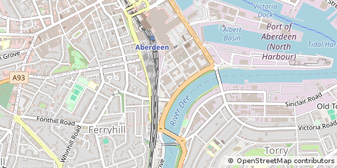 Map of Aberdeen