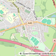 Map of Beaconsfield, Bucks