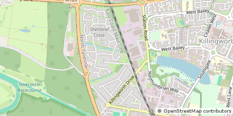Map of Newcastle Upon Tyne