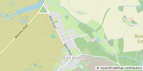 Map of Brockenhurst, Hampshire
