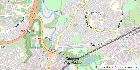 Map of Cardiff