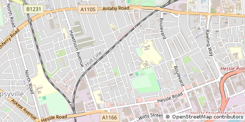 Map of Hull