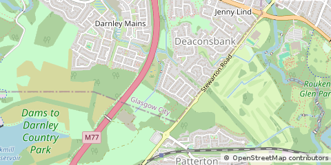 Map of Glasgow