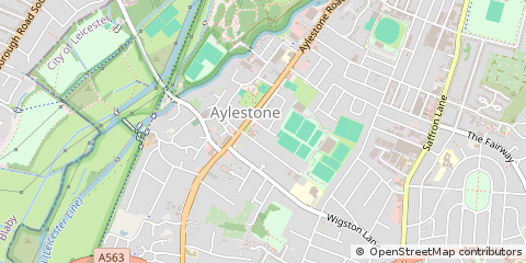 Map of Leicester