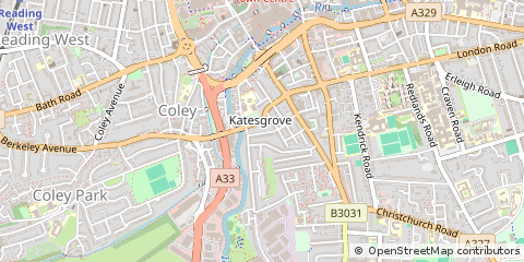 Map of Reading