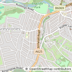 Map of Sheffield