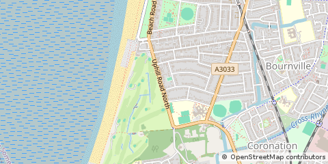 Map of Weston Super Mare, North Somerset