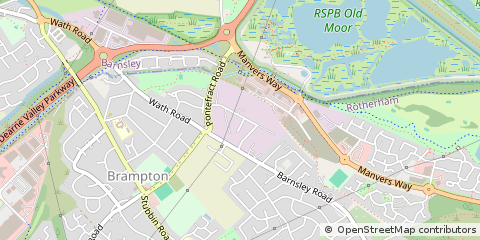 Map of Rotherham