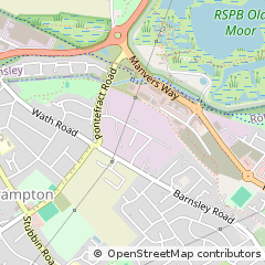 Map of Rotherham