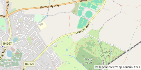 Map of Hinckley