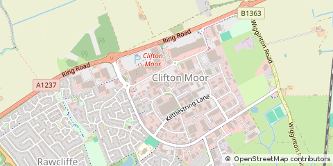 Map of York, North Yorkshire