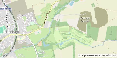 Map of Bishop's Stortford, Essex