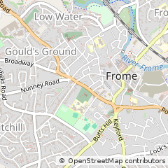 Map of Frome, Somerset