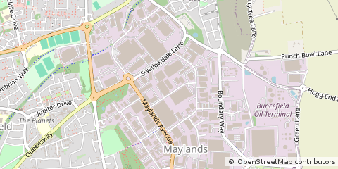 Map of Hemel Hempstead, Hertfordshire