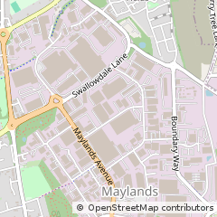 Map of Hemel Hempstead, Hertfordshire