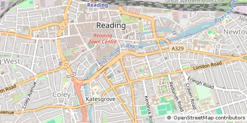 Map of Reading
