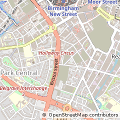 Map of Birmingham, West Midlands