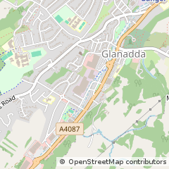 Map of Bangor, Gwynedd