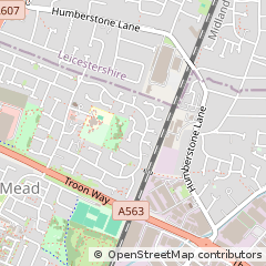 Map of Leicester
