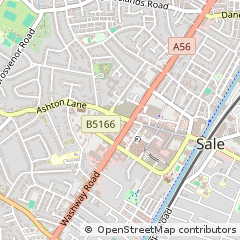 Map of Sale, Greater Manchester