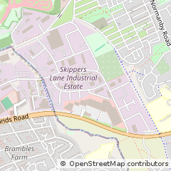 Map of Middlesbrough, Cleveland